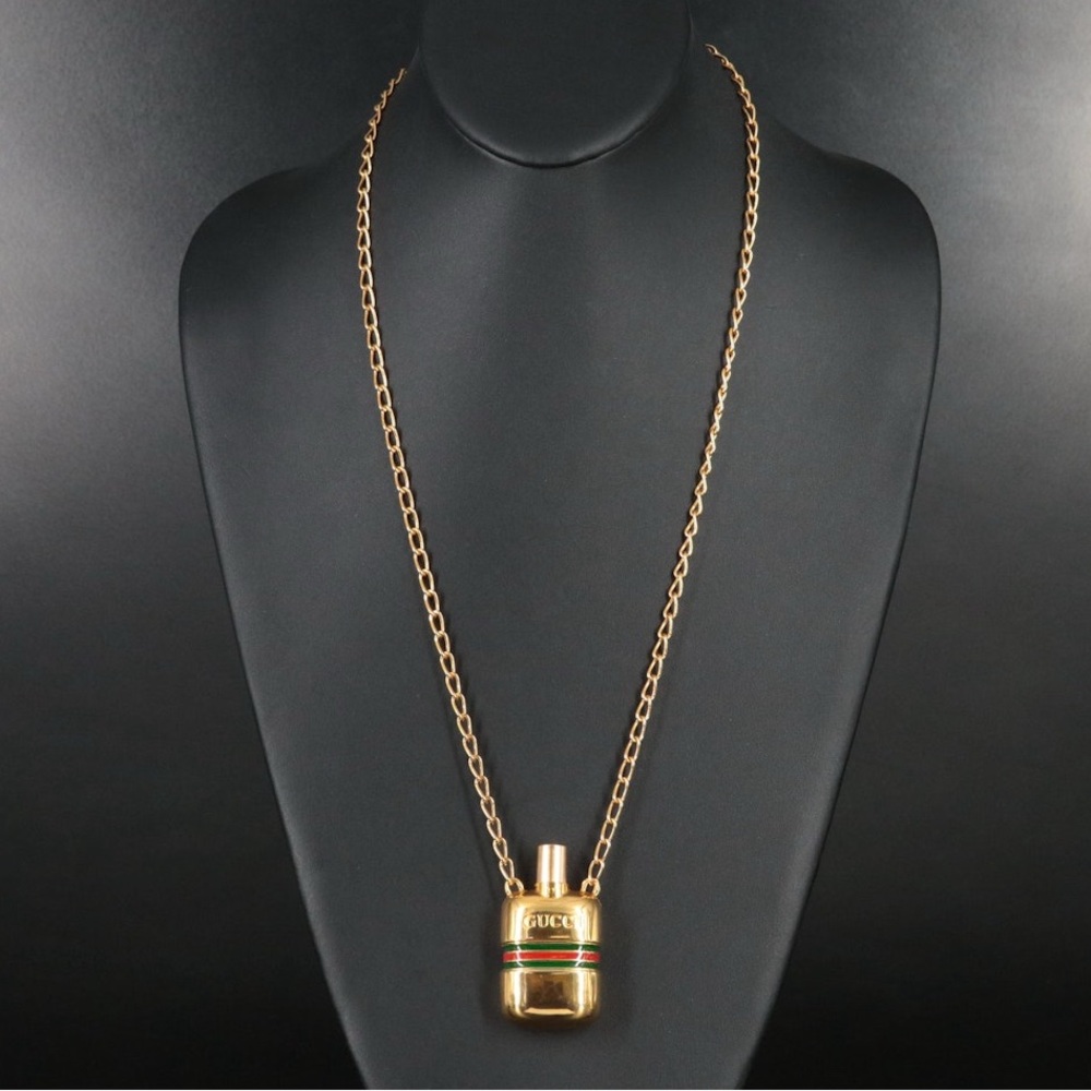 Gucci Bottle Charm on a Chain Necklace - Picture 3 of 5